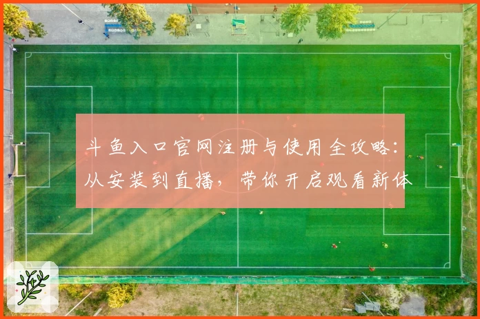 斗鱼入口官网注册与使用全攻略:从安装到直播,带你开启观看新体验